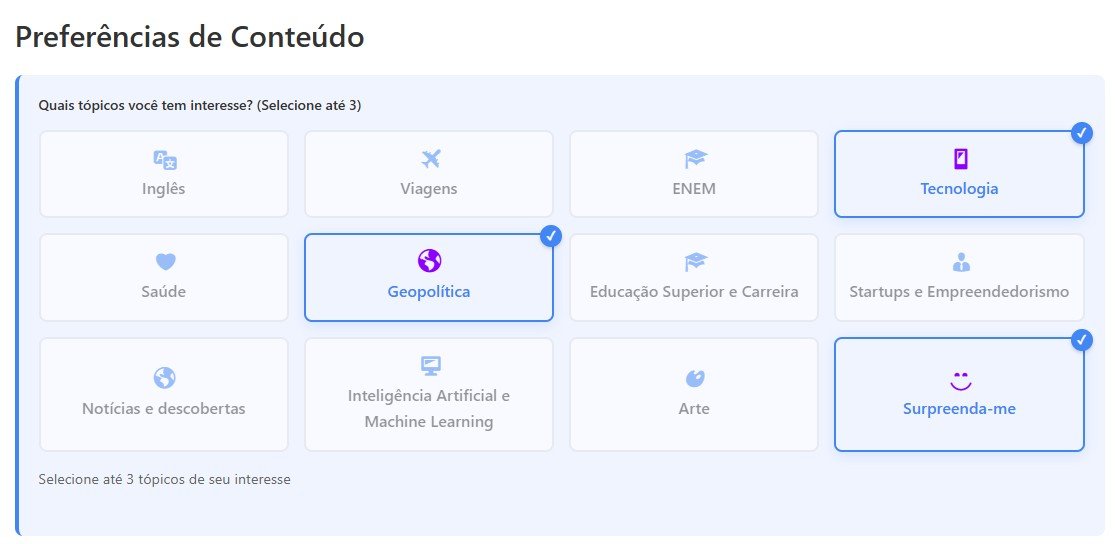 Preferências de Conteúdo