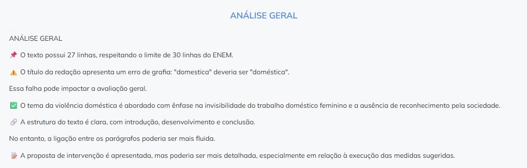 Correção de Redação